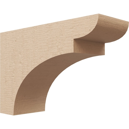 Ekena Millwork 5"W x 15"D x 10"H Classic Yorktown Rough Cedar Woodgrain TimberThane Corbel, Primed Tan CORUR05X15X10YORRCPR